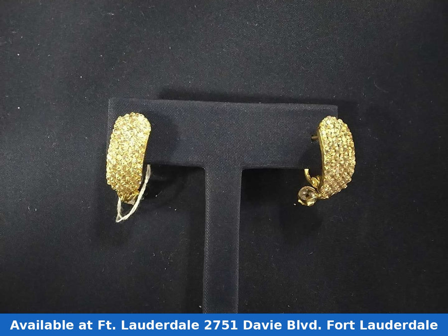 Earrings - Yellow Gold 14k (.585) 6.4 grams