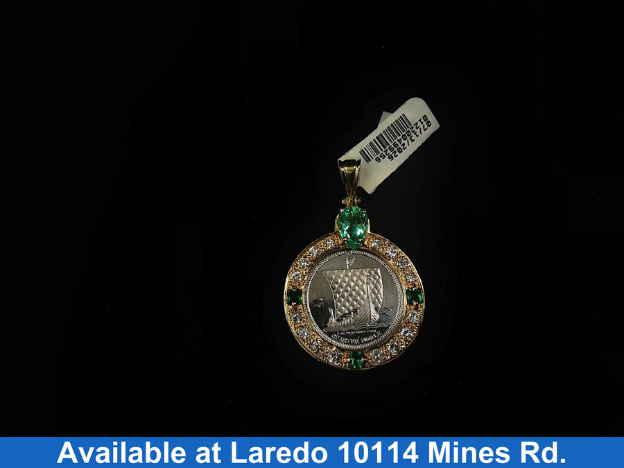 Coin Pendant - Yellow Gold 14k (.585) 13.6 grams