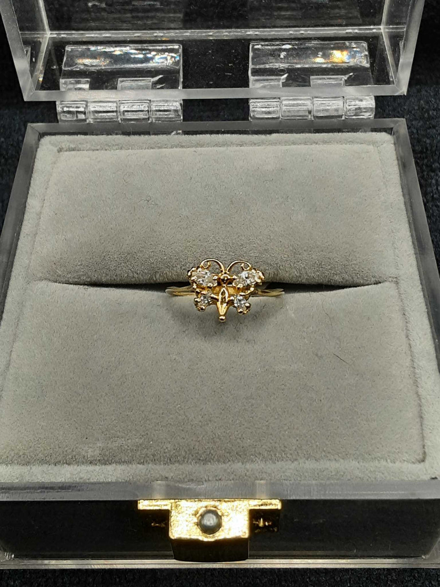 Butterfly Diamond Ring