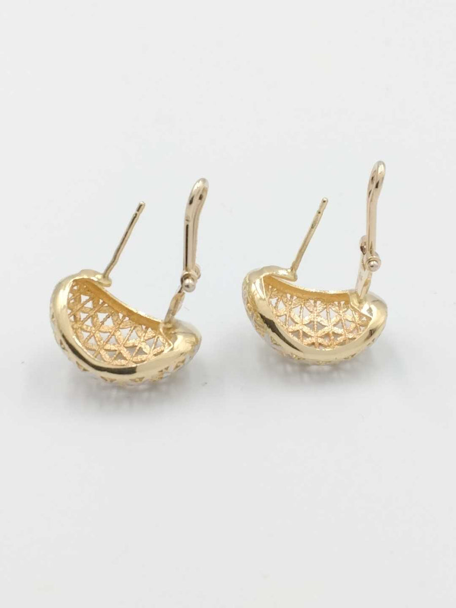 Filigree Earrings - Yellow Gold 14k (.585) 6.7 grams