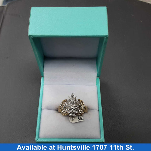 Women's Ring - Yellow Gold 10k (.417) 5.7 grams Size 7