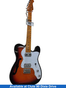Donner Designer Series Semi Hollow Brown Electric Classic Guitar