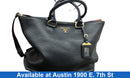Prada Vitello Daino Black Purse / Handbag