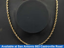 Rope Chain - Yellow Gold 10k (.417) 11.6 grams 16 inch