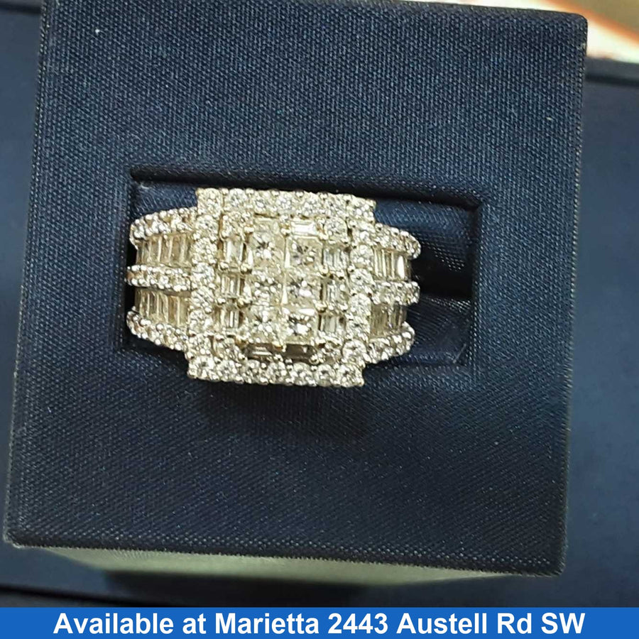 Women's Ring - White Gold 14k (.585) 9.1 grams Size 6