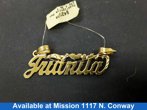 Pendant - Yellow Gold 10k (.417) 4.3 grams