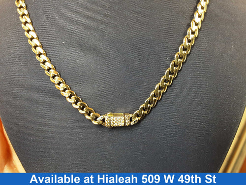Cuban Link Chain - Yellow Gold 14k (.585) 9.5 grams 16 inch