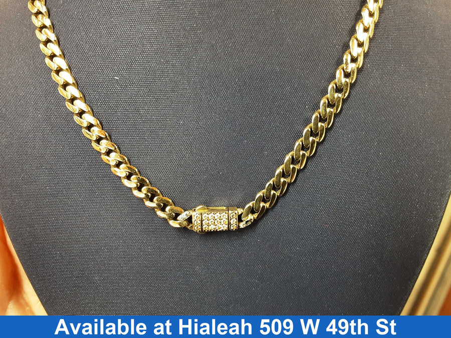 Cuban Link Chain - Yellow Gold 14k (.585) 9.5 grams 16 inch