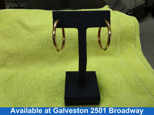 Hoop Earrings - Yellow Gold 14k (.585) 2.8 grams