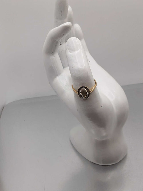Women's Ring - Yellow Gold 14k (.585) 1.8 grams Size 8