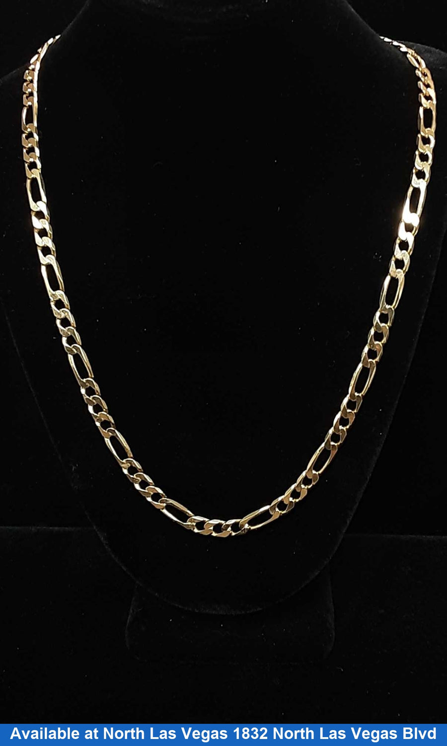 Figaro Chain - Yellow Gold 14k (.585) 23.8 grams 23 inch