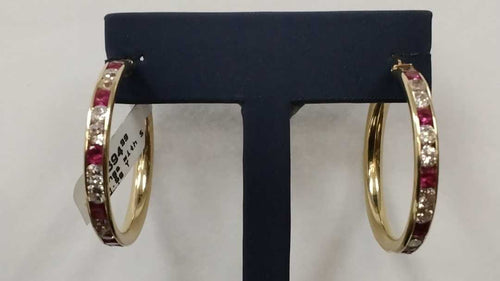 Earrings - Yellow Gold 14k (.585) 6.6 grams