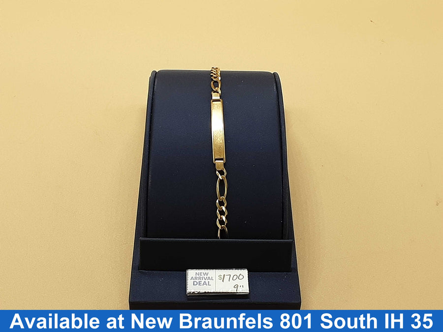 ID Bracelet - Yellow Gold 14k (.585) 12 grams 8 inch