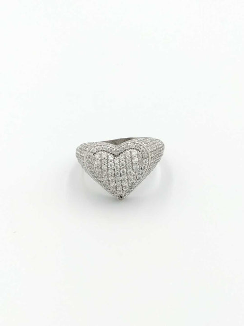 Women's Ring - White Gold 14k (.585) 5.2 grams Size 9.5