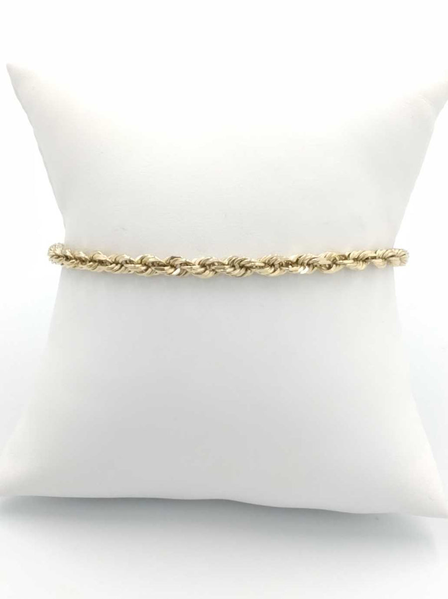 Rope Bracelet - Yellow Gold 10k (.417) 10.7 grams 8 inch
