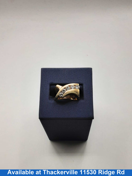 Women's Ring - Yellow Gold 14k (.585) 12.2 grams Size 20