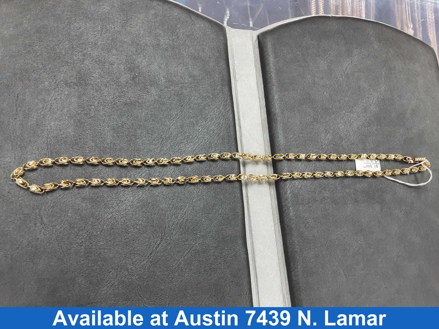 Wheat Chain - Yellow Gold 14k (.585) 18.3 grams 22 inch