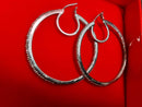 Hoop Earrings - Silver 8.4 grams