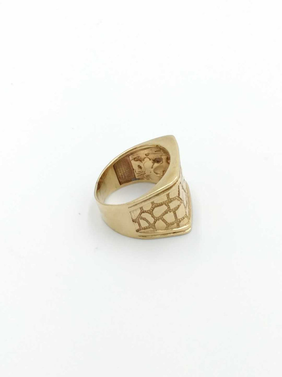 Men's Ring - Yellow Gold 10k (.417) 7 grams Size 9