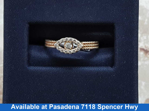 Women's Ring - Yellow Gold 10k (.417) 1.3 grams Size 20