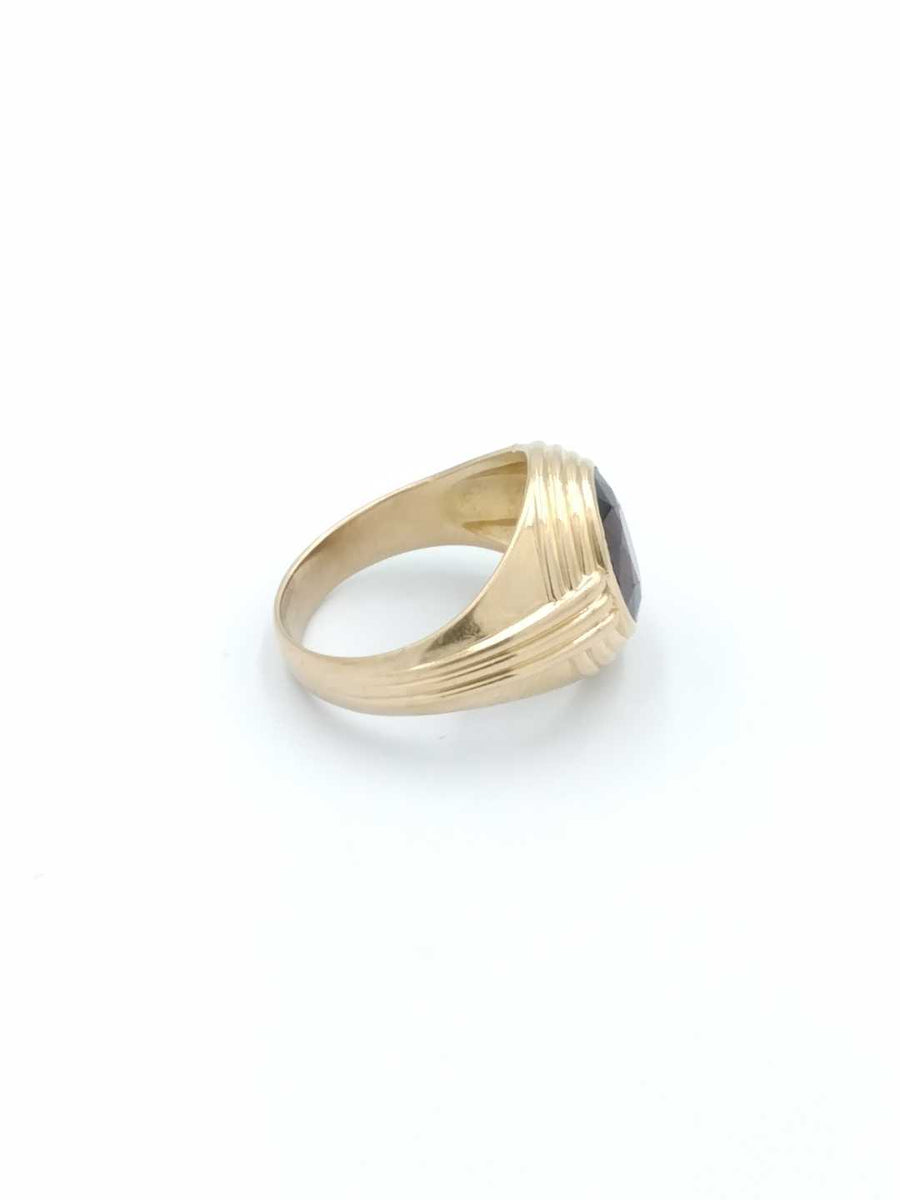 Men's Ring - Yellow Gold 14k (.585) 8.3 grams Size 10