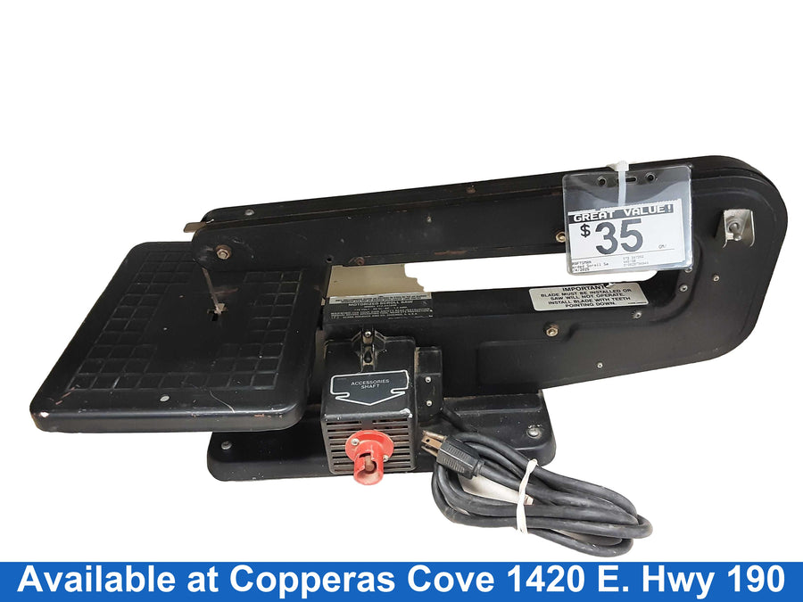 Craftsman 572.247202 Black Corded Scoll Saw