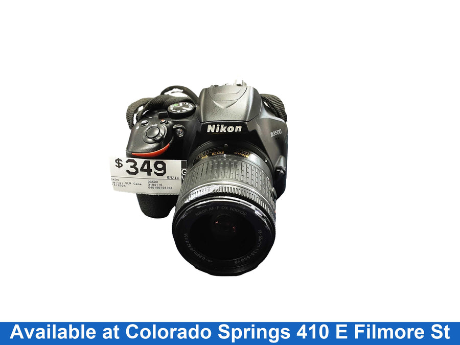 Nikon D3500 Black Digital SLR Camera