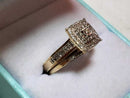 Ring - Engagement Set - Yellow Gold 10k (.417) 3.2 grams Size 5.5