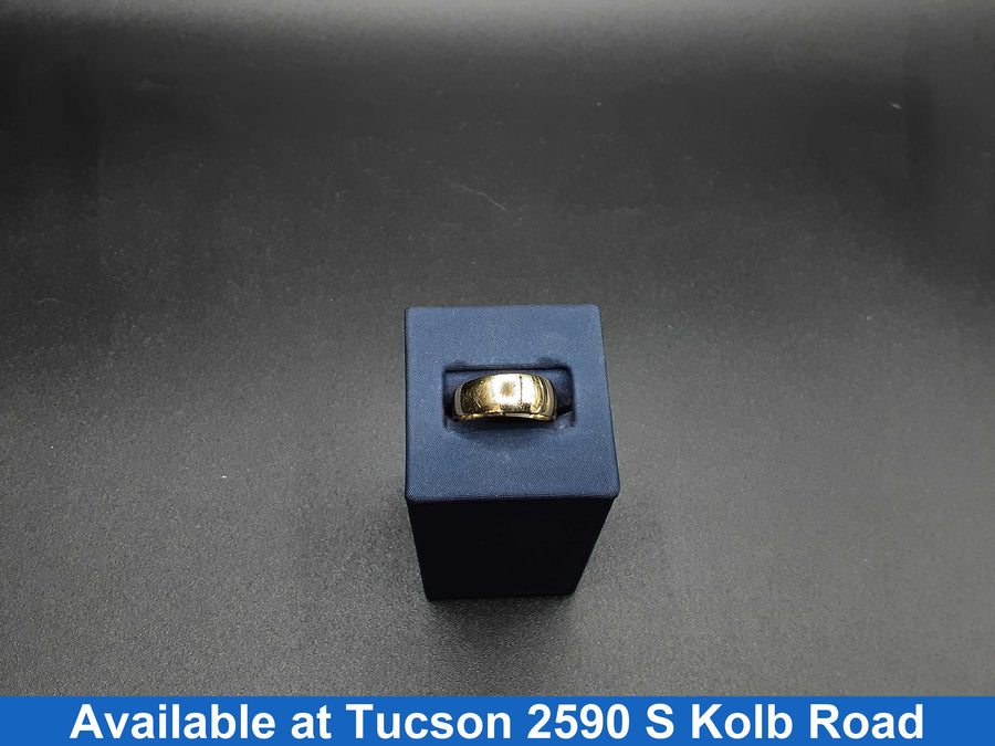 Ring - Wedding Band - Yellow Gold 14k (.585) 6.3 grams Size 8