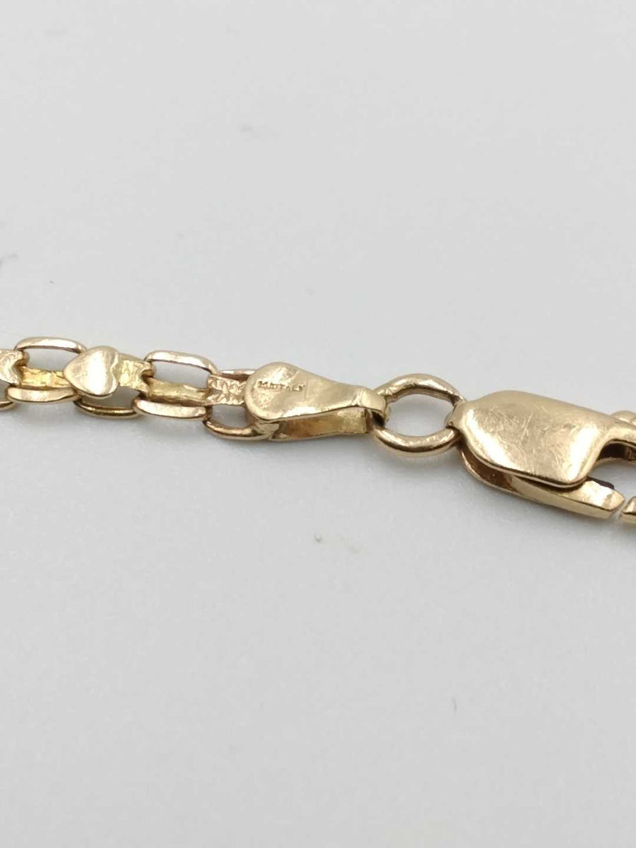 Link Bracelet - Yellow Gold 14k (.585) 4.6 grams 8 inch