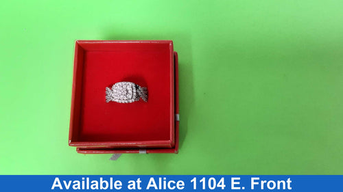 Ring - Wedding Set - White Gold 10k (.417) 4.7 grams Size 6.5