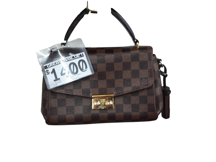Louis Vuitton Croisette Ebene Brown Purse / Handbag