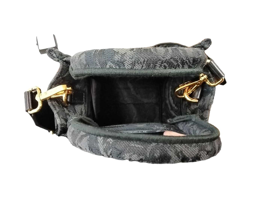 Versace Jacquard Mini Tote Blue Purse / Handbag