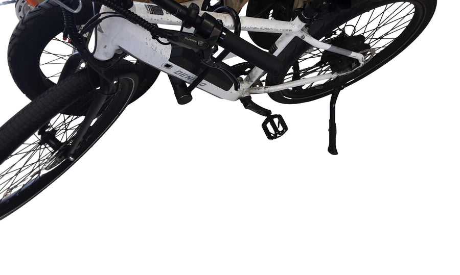Denago Class 3 White Hybrid Bike
