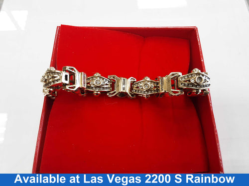 Link Bracelet - Yellow Gold 14k (.585) 48 grams 9 inch