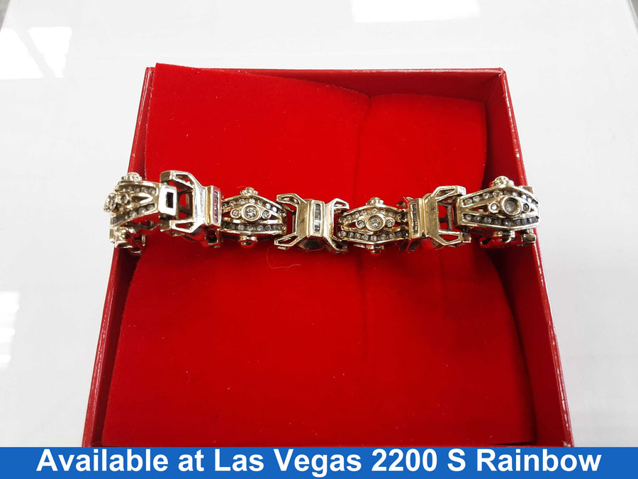 Link Bracelet - Yellow Gold 14k (.585) 48 grams 9 inch