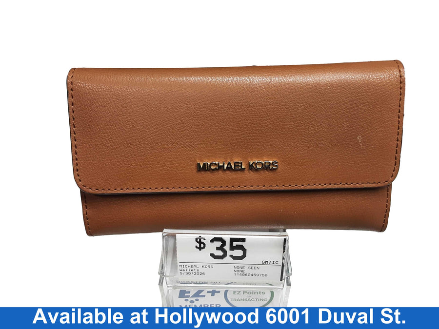Micheal Kors None Seen Brown Wallet