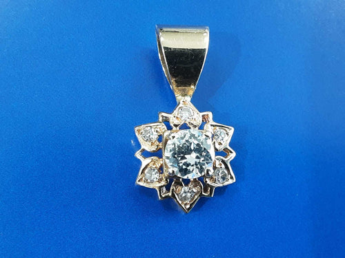 Diamond Pendant - Yellow Gold 10k (.417) 1.9 grams