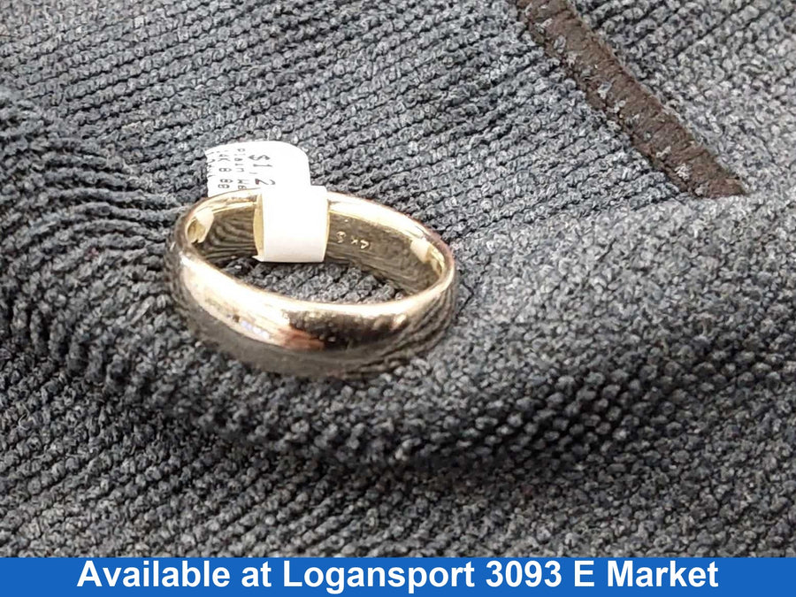 Ring - Wedding Band - White Gold 14k (.585) 8.8 grams Size 7