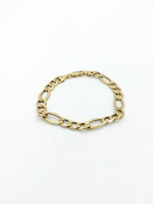 Figaro Bracelet - Yellow Gold 10k (.417) 9.2 grams 9 inch