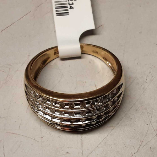 Men's Ring - Yellow Gold 10k (.417) 4.4 grams Size 8