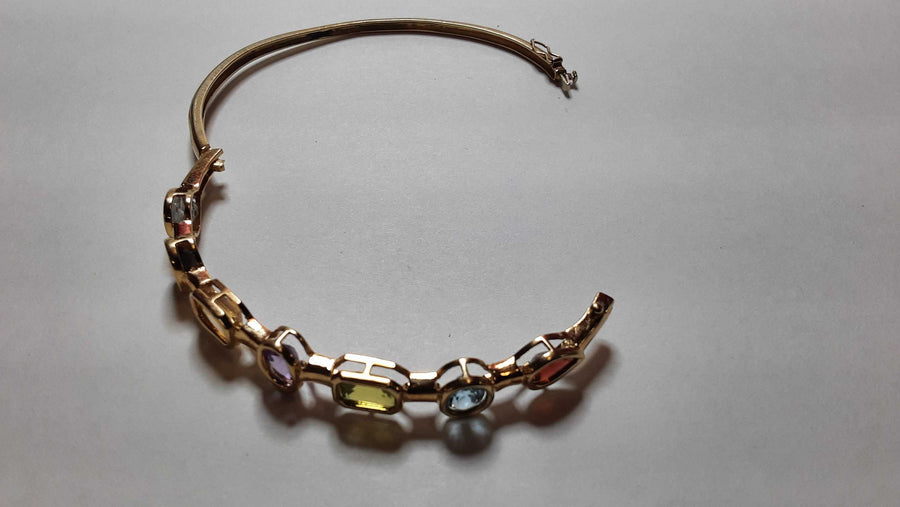 Bangle Bracelet - Yellow Gold 10k (.417) 9.8 grams 7 inch