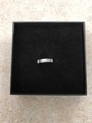 Ring - Wedding Band - White Gold 18k (.750) 4.1 grams Size 6.5