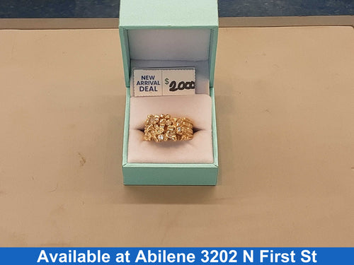 Men's Ring - Yellow Gold 14k (.585) 13.1 grams Size 10