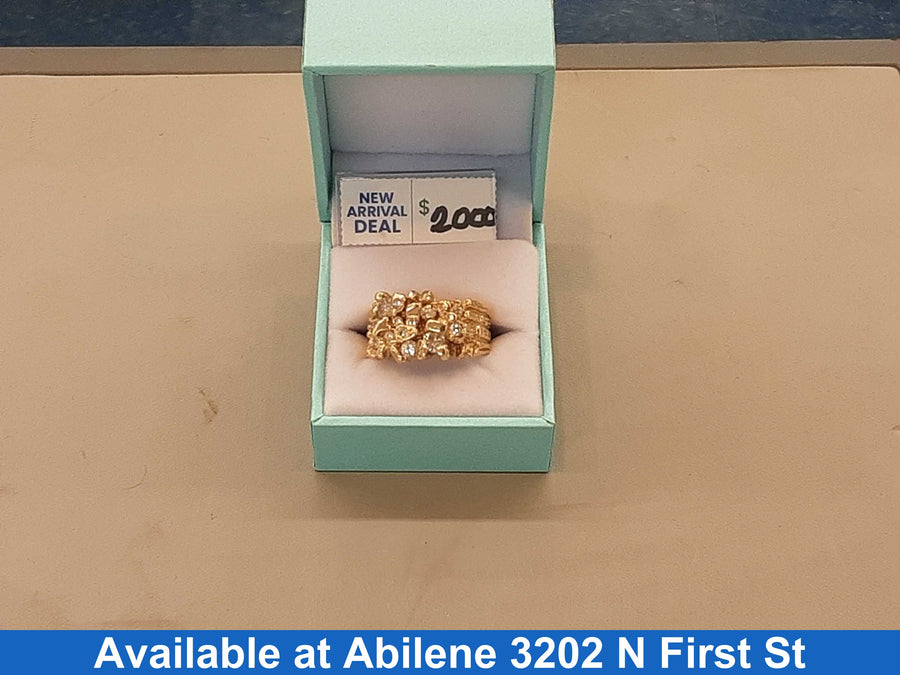 Men's Ring - Yellow Gold 14k (.585) 13.1 grams Size 10