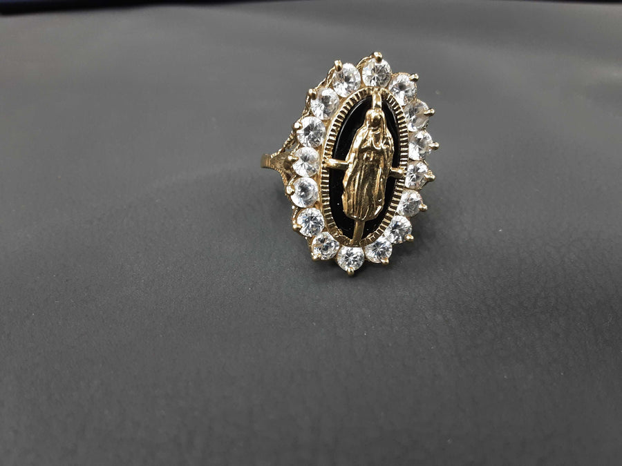 Women's Ring - Yellow Gold 10k (.417) 10.2 grams Size 9.5