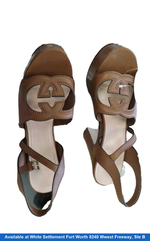 Gucci Interlocking Platform Brown