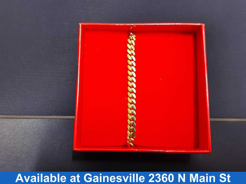 Cuban Link Bracelet - Yellow Gold 14k (.585) 21.5 grams 7 inch