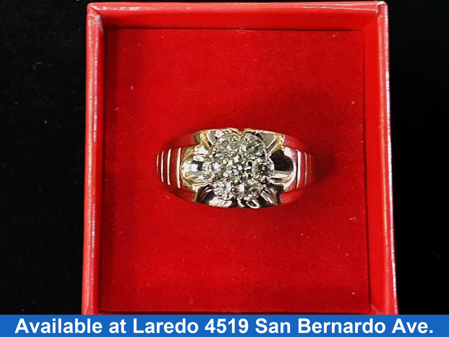 Men's Ring - Yellow Gold 10k (.417) 10.7 grams Size 8