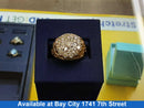 Women's Ring - Yellow Gold 10k (.417) 7.3 grams Size 8.5